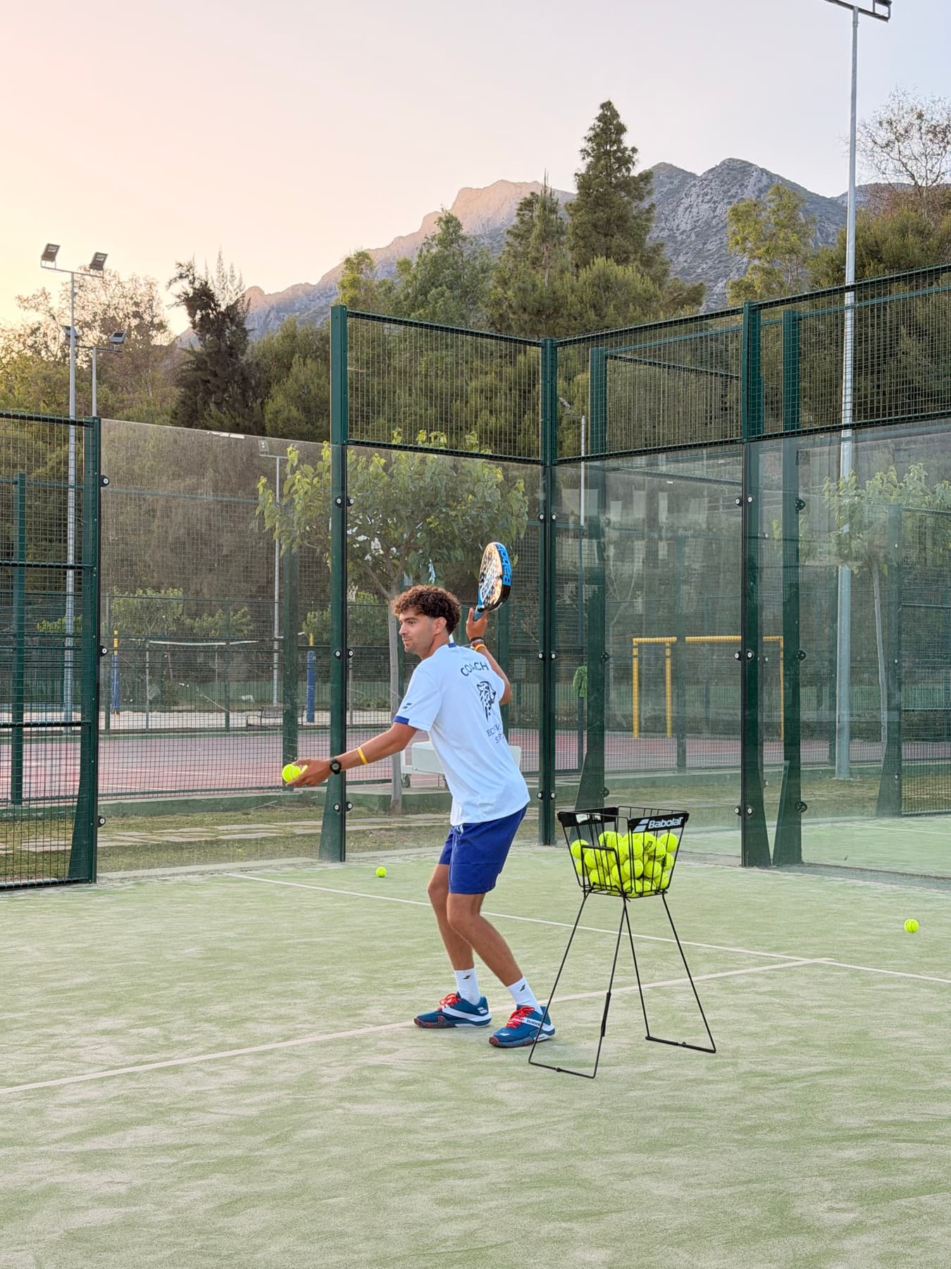 Padel court at Echevarri Sports in Marbella